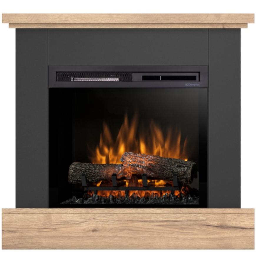 Elektrický krb Jukon 23 čierny/dub WARMTEC www.69x.sk