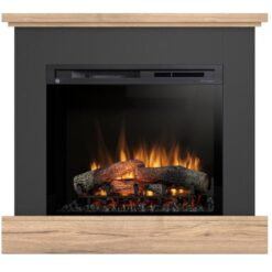 Elektrický krb Jukon 28 čierny/dub WARMTEC www.69x.sk