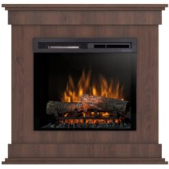 Elektrický krb Lenox 23 tmavý dub WARMTEC www.69x.sk