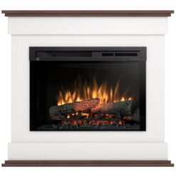 Elektrický krb Lenox 26 biely/tmavý dub WARMTEC www.69x.sk
