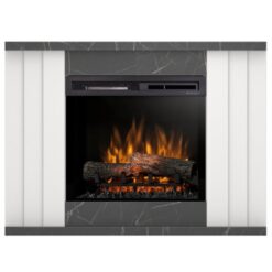 Elektrický krb Paria 23 biely/čierny mramor WARMTEC www.69x.sk