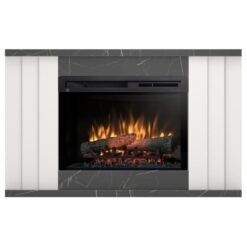 Elektrický krb Paria 26 biely/čierny mramor WARMTEC www.69x.sk