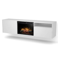 Elektrický krb Tecero-W05 26" biely mat WARMTEC www.69x.sk
