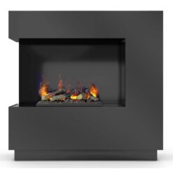 Elektrický krb Zen ľavý 400/600 čierny lesk WARMTEC www.69x.sk