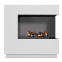 Elektrický krb Zen pravý 400/600 biely mat WARMTEC www.69x.sk