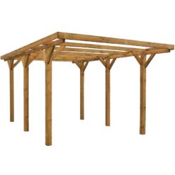 Garážová pergola 3x5x2,53 m WERTH-HOLZ www.69x.sk