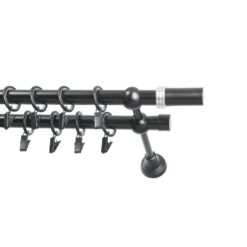 Garniža II stylus fi 19 čierna 160cm cylinder saturn Merkury Market www.69x.sk