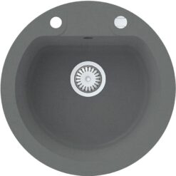 Granitový drez 1K 510x510 sivá Aqua Mercado www.69x.sk