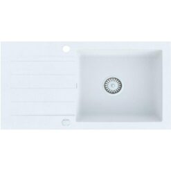 Granitový drez 1K 780x440 biela Aqua Mercado www.69x.sk