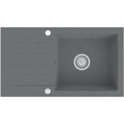 Granitový drez 1K 780x440 sivá Aqua Mercado www.69x.sk