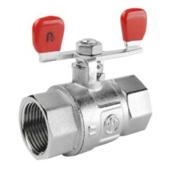 Guľový ventil FF motýlik 1” KFA Armatura Krakow www.69x.sk