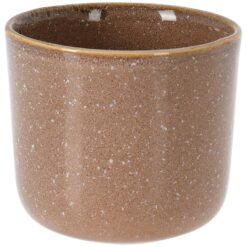 Hnedý porcelánový kvetináč Merkury Market www.69x.sk