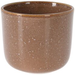 Hnedý porcelánový kvetináč Merkury Market www.69x.sk