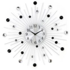 Hodiny GH2316 50x4 cm diamond black Merkury Market www.69x.sk