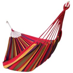 Hojdacia sieť 200x100cm červená s pruhmi Merkury Market www.69x.sk