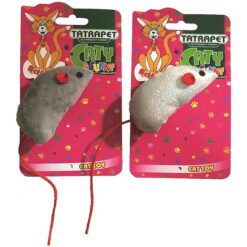 Hračka pre mačku myš textilná 9 cm TATRAPET www.69x.sk