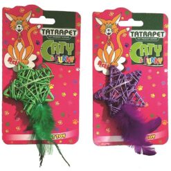 Hračka pre mačky hviezda s perím 13 cm Caty&Funny  584.42 Merkury Market www.69x.sk