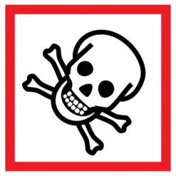 Informačná nálepka – GHS06 - Toxické látky (symbol) Walteco www.69x.sk