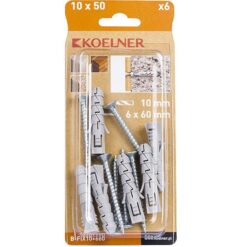 Koelner Hmoždinka rozpínacia so skrutkou 10 x 50mm Koelner www.69x.sk
