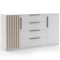 Komoda Sorento 160x89x48 Biely/Lamela Zlatý kraft Merkury Market www.69x.sk