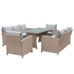 Komplet technoratanový Bados natural  www.69x.sk