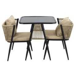 Komplet záhradného nábytku Korfu béžová  www.69x.sk