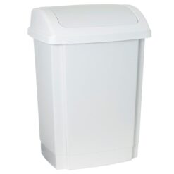 Kôš na smeti Swing 15 l biely Merkury Market www.69x.sk