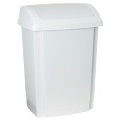 Kôš na smeti Swing 25 l biely Merkury Market www.69x.sk