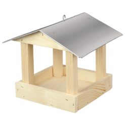 Kŕmidlo drevené č. 3 - závesné pozink Merkury Market www.69x.sk