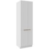 Kuchynská Skrinka Tuluza 60DK-210 2F biely mat lamel Merkury Market www.69x.sk