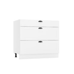 Kuchynská skrinka Adele D90PC S/3 biela hrášok/biela Merkury Market www.69x.sk