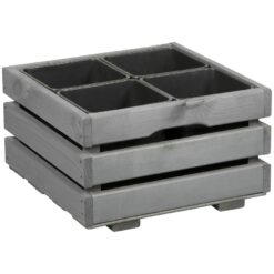 Kvetináč 44x44x26 cm šedá 4V Merkury Market www.69x.sk