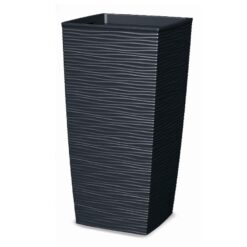 Kvetináč Aurora 25x25x46,5h Antracit 179 Merkury Market www.69x.sk