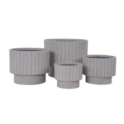 Kvetinač LT14879-4S 24.5x24.5x20 P294 sivá Merkury Market www.69x.sk