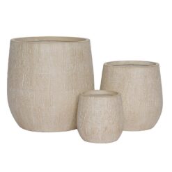 Kvetináč LT14922-3S 22x22x22 P252A béžová Merkury Market www.69x.sk