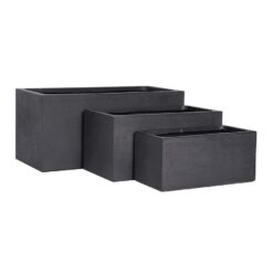 Kvetináč LT24683-3S 50x23x23 P190 čierna Merkury Market www.69x.sk