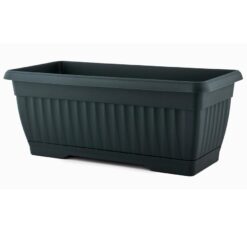 Kvetináč Mediteran 40x19x16,5h 7,5lt Antracit A530004 Merkury Market www.69x.sk