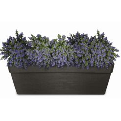 Kvetináč Melrose Glamour 50x18x16h 10lt Antracit Dba50 Merkury Market www.69x.sk