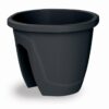 Kvetináč Nizza 30x30x24h 10lt Antracit Npa-30 Merkury Market www.69x.sk