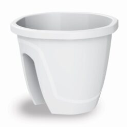 Kvetináč Nizza 30x30x24h 10lt Biely Npw-30 Merkury Market www.69x.sk