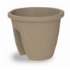 Kvetináč Nizza 30x30x24h 10lt Mocca Npm-30 Merkury Market www.69x.sk