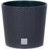 Kvetináč Rato okrúhly antracit DRTUS250L-S433 Merkury Market www.69x.sk