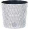 Kvetináč Rato okrúhly biely DRTUS250L-S449 Merkury Market www.69x.sk