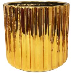 Kvetináč YS44120-S Electroplating Effect D18xh17 Gold Merkury Market www.69x.sk