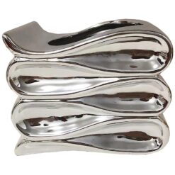 Kvetináč YS44172L Electroplating Effect 16x13,5x13 Silver Merkury Market www.69x.sk