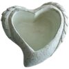 Kvetináč YS44384M cement Heart 18,5x18,5x7,5 Antique White Merkury Market www.69x.sk