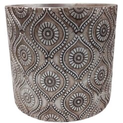 Kvetináč YS46213M strieborný Merkury Market www.69x.sk