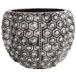 Kvetináč YS46215 strieborný Merkury Market www.69x.sk