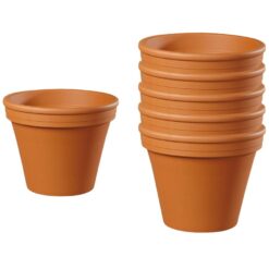 Kvetník.klasik keramický d7/8x7h/5ks/blt/ng Merkury Market www.69x.sk