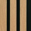 Lamelový panel MODERN LINE NORMAL Oak Black 12x122x2650mm Parquet Mercado Premium www.69x.sk